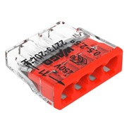 Szybkozłączka WAGO 4x2,5 drut 2273-204 100szt