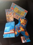 Zestaw psi patrol puzzle prześcieradło poduszka kształtka kolorowanka wodna