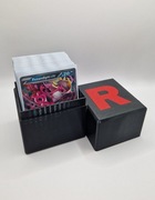Pudełko na talię 100 kart w single i 80 w double sleeve - Team Rocket