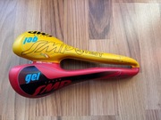 Siodełko Selle SMP Well Gel 144 mm (czerwono-żółte)