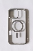 Etui/case przezroczyste z magsafe szare iPhone 16 pro max
