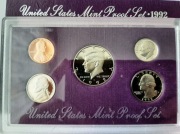 1992 - Zestaw menniczy proof USA: 5 monet