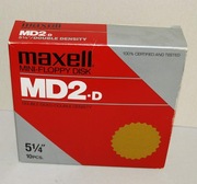 MAXELL PUSTE PUDEŁKO po dyskietkach 5,25 cala