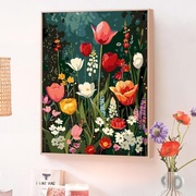 Malowanie po numerach 40x50cm Kwiaty