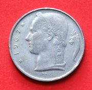5  Franków   1967  r -    Belgia   Belgie  Ceres