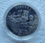 Moneta kolekcjonerska 20 zł 2004 r. Dożynki 