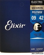 ELIXIR STRUNY DO GITARY ELEKTRYCZNEJ 09-42 NICKEL PLATED POLYWEB