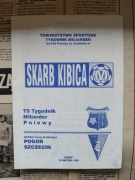 Program meczowy Sokół Pniewy Pogoń Szczecin 1994 ekstraklasa liga Polska 
