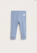 Kappahl niebieskie, prążkowane legginsy Nowe r. 86