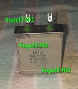 Kondensator olejowy MP 1uF 630V 464 B-TGL 14120 
