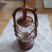 Stara niemiecka lampa nieptoperz