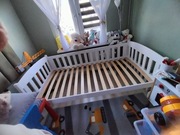 Łóżko jednoosobowe białe GUCIO