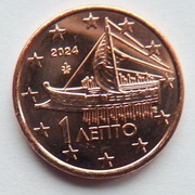 GRECJA 2024 1 CENT UNC !!!!!!!!!!