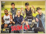 SUM 41 - Plakat/poster z 2016 r. - Format A3 (ok. 40 x 29 cm) - NOWY!