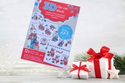 Blok kreatywny 3D z misiem