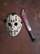 Maska + maczeta Jason Voorhess Friday the 13th Freddy