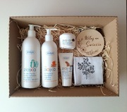 Zestaw Ziajka dla niemowlaka – 5 kosmetyków + pieluszka + tabliczka