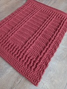 Miedziany dywanik/ chodnik ze sznurka bawełnianego 