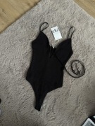Nowe body czarne zara S 36 damskie body