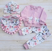 Komplet róże  rozmiar 80 