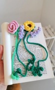 Zakładka do książki na szydełku handmade, rękodzieło 