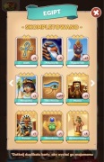 Zestaw kart „Egipt” Coin Master (1x karta