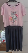 Sukienka NKD Kids z jednorożcem 146/152