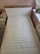 ŁÓŻKO + MATERAC z jonami srebra 120X200 CM Black Red White