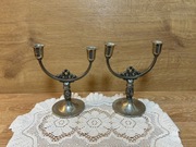 Dwa stare swieczniki szwedzkie