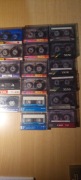 Kasety audio .Zestaw 17 sztuk.Zestaw F