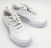 Buty dziecięce damskie Puma rozmiar 34 białe 380896-01