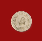 Moneta 10 centów 1967, Singapur