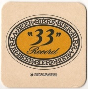 Podstawka do piwa "33" UNION DE BRASSERIES +gratis