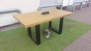 Stół  loftowy 160 x 90  o wys 75 w kolorze zebrano z mediaportem