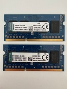 4GB - 2 x Kingston 2GB 1600MHz DDR3L SODIMM CL11 1.35V