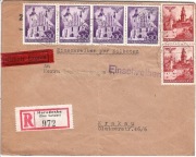 GG, list polecony ekspresowy, stempel Horodenka 30.09.1942 r. #12