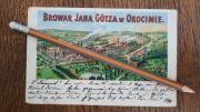 OKOCIM k. Brzesko Browar Jana Albina Goetza w Okocimie piwo litogr. ~1900 