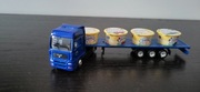 Ciężarówka miniatura MAN z naczepą  1:87