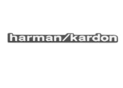 Naklejka emblemat Harman / Kardon 45mm x 7mm Logo znaczek głośniki auto