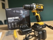 21V Akumulatorowa Wkrętarka z 2 Bateriami 45Nm Moment 10mm Chuck – 21 szt. 