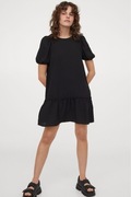 H&M sukienka babydoll oversize bufki falbanka mini baskinka boho luźna y2k