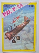 Model Kartonowy nr 3 Samolot PZL P-7A