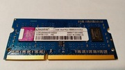 Pamięć DDR3 SO-DIMM Kingston 1GB 1333 MHz (10600)