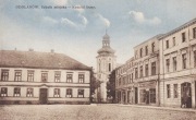 Odolanów. Szkoła miejska. Kościół farny. 