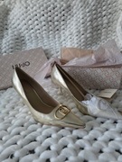 Złote szpilki Liu Jo 