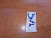 Articuno naklejka Pokemon złap je wszystkie z gumy do żucia