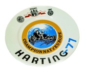 KOLEKCJONERSKI TALERZ PRL - PZM POLSKI ZWIĄZEK MOTOROWY FIA KARTING 1977 