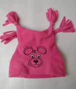 Ciepła czapka polarowa z pomponami