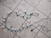 Lampki choinkowe - świeczki - PRL - niesprawne