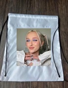 Worek sportowy genzie biały white dla dzieci kolorowy